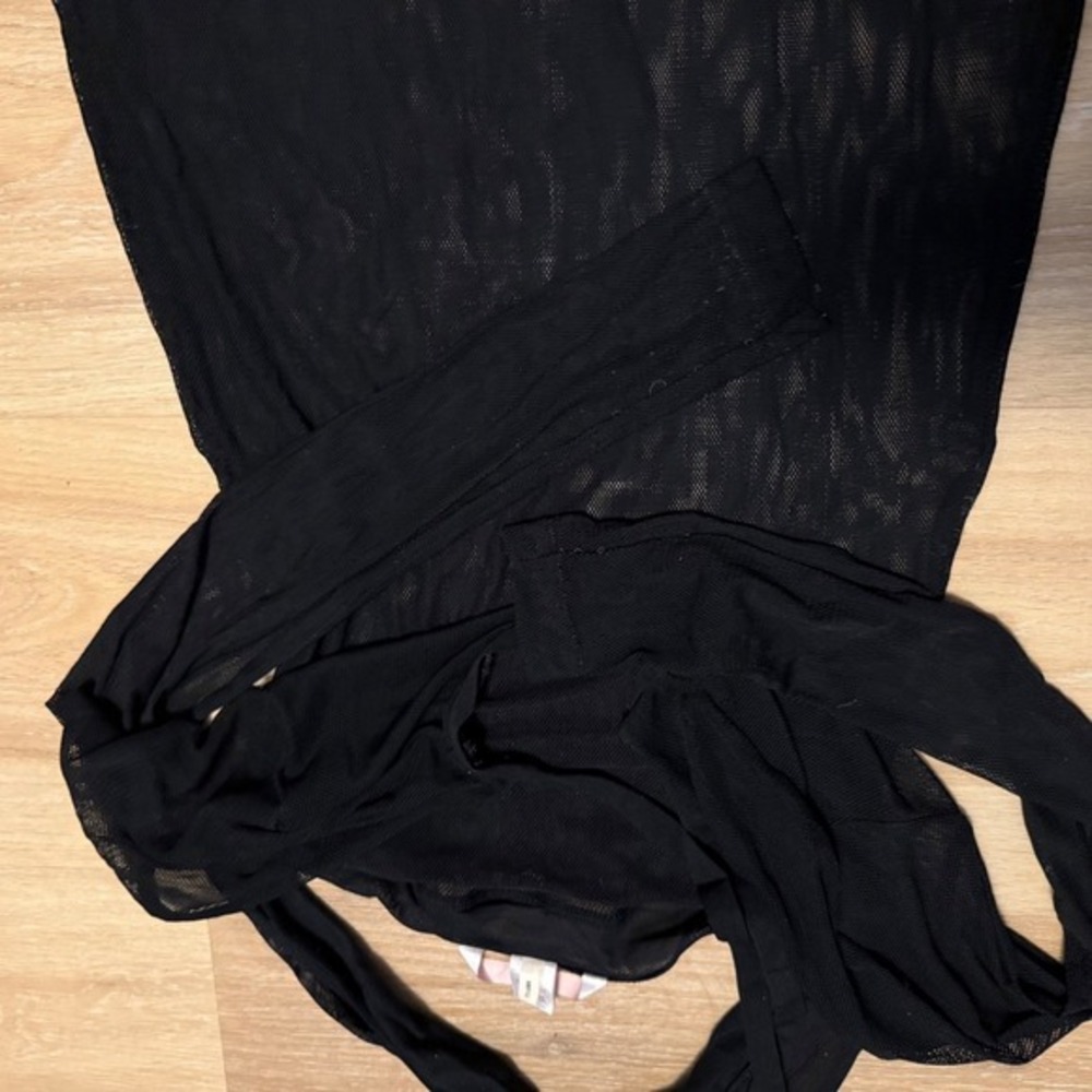 VTG Victoria's Secret S Mesh Maxi Cover Up Halter Dress Resort Beach Swim - Picture 6 of 7